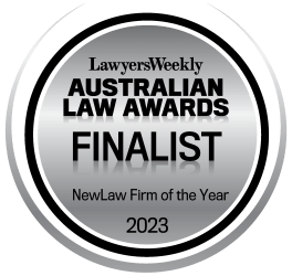 FINALIST - 'NewLaw' Firm of the Year - Lawyer's Weekly Australian Law Awards 2023