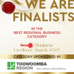 FINALIST - Best Regional Business Category - Toowoomba Chamber of Commerce Business Excellence Awards 