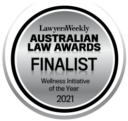 FINALIST - Wellness Initiative of the Year - Lawyers Weekly Australian Law Awards 2021